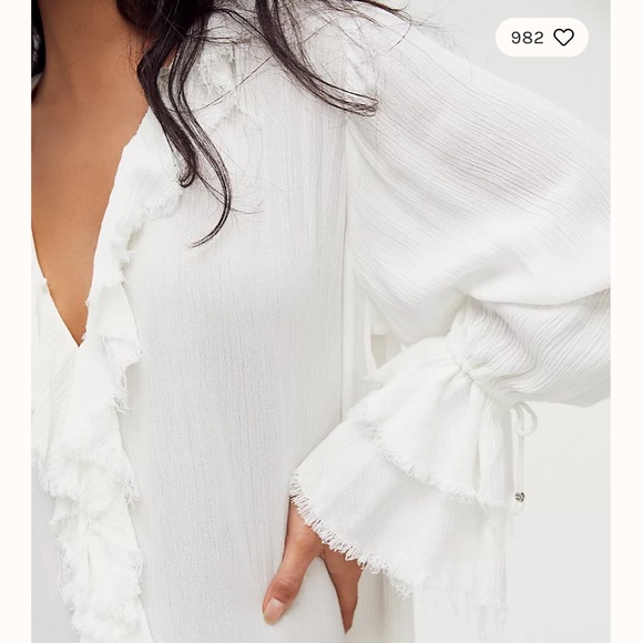 Free People Sweet Darlin Maxi Dress Ivory - Picture 2 of 11